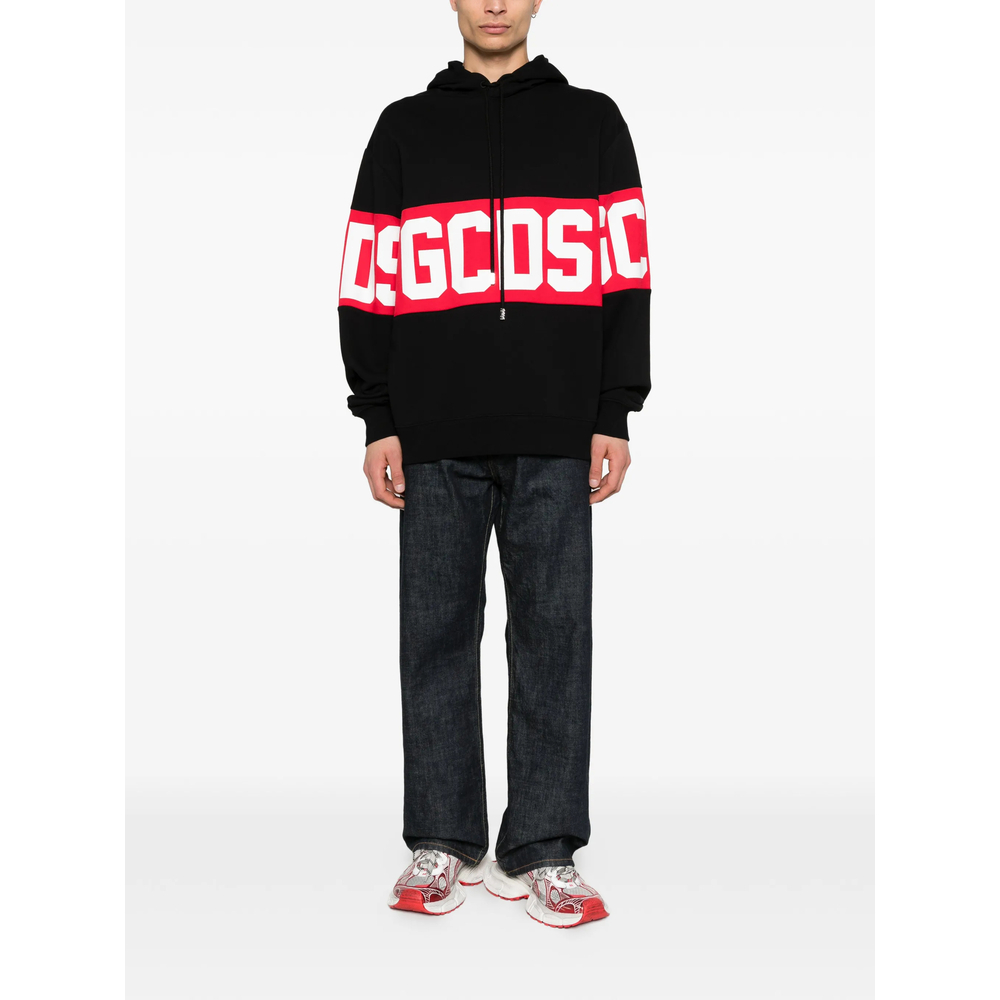 [GCDS] Hoodie FW26 Z0MLQE138F004  BLKRE