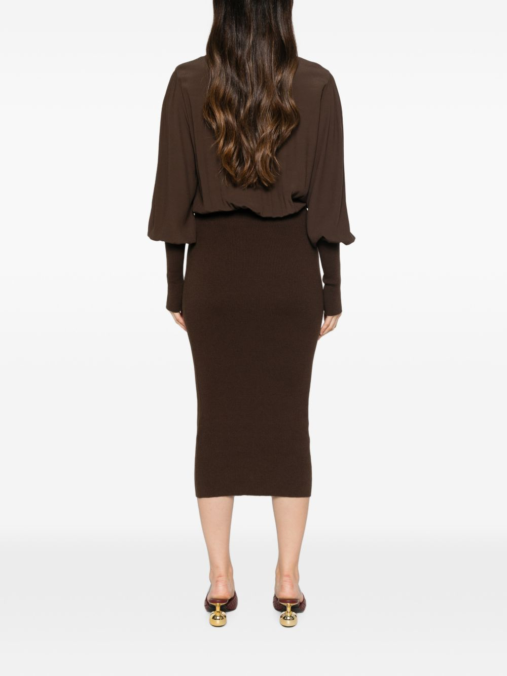 [Twin - set] Long sleeve dress FW26 262TP3240 13411