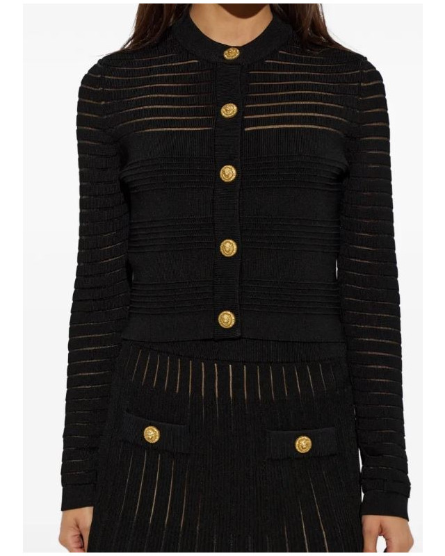 [Balmain] Cardigan FW26 HF1KL878KK10-0PA