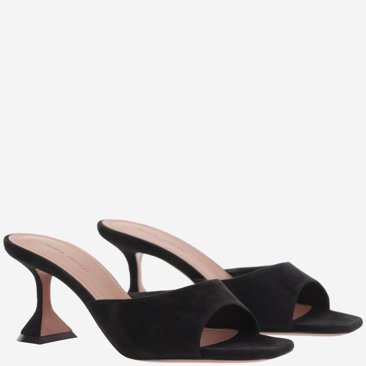 [Amina Muaddi] Sandals FW26 LUPITASLIPPER70BLACK