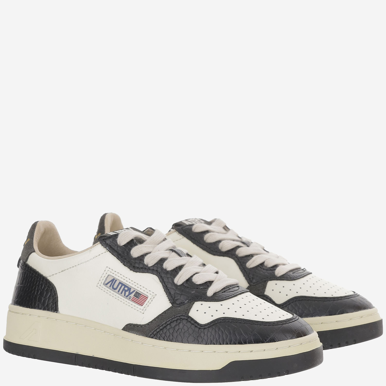 [AUTRY] Sneakers FW26 AULWCZ05LEATCOPRINTMRSHBLACK