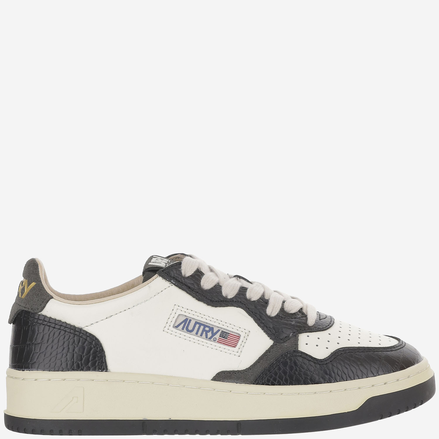 [AUTRY] Sneakers FW26 AULWCZ05LEATCOPRINTMRSHBLACK