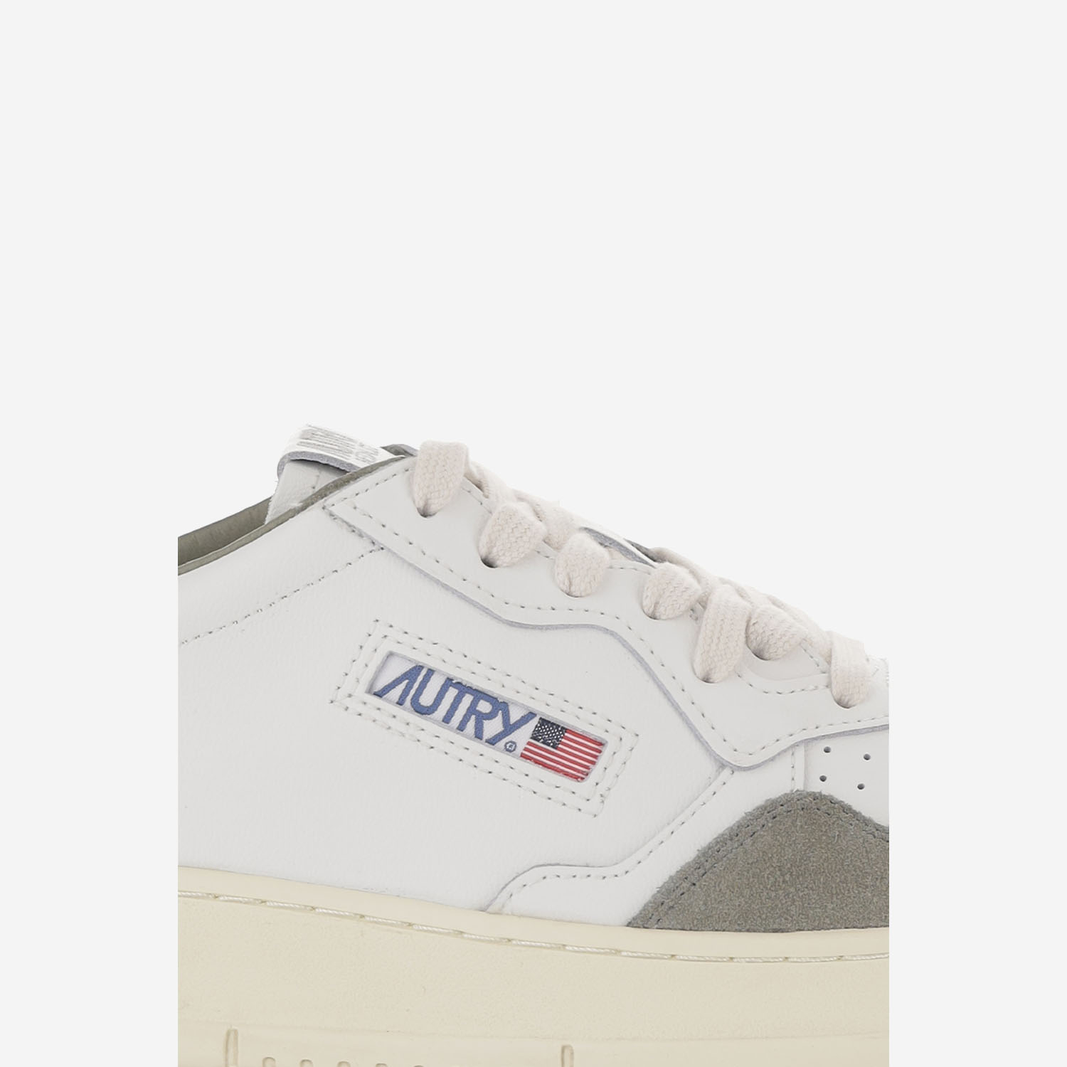 [AUTRY] Sneakers FW26 AULMFT21SOFLEASUEWHTSMOKEDGRN