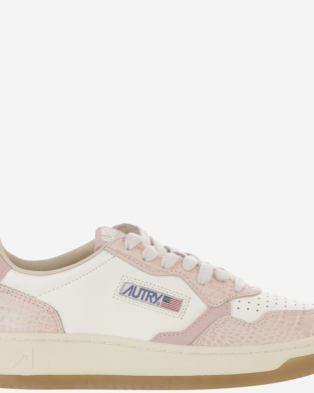 [AUTRY] Sneakers FW26 AULWCZ03LEATCOPRINTMRSHPINK