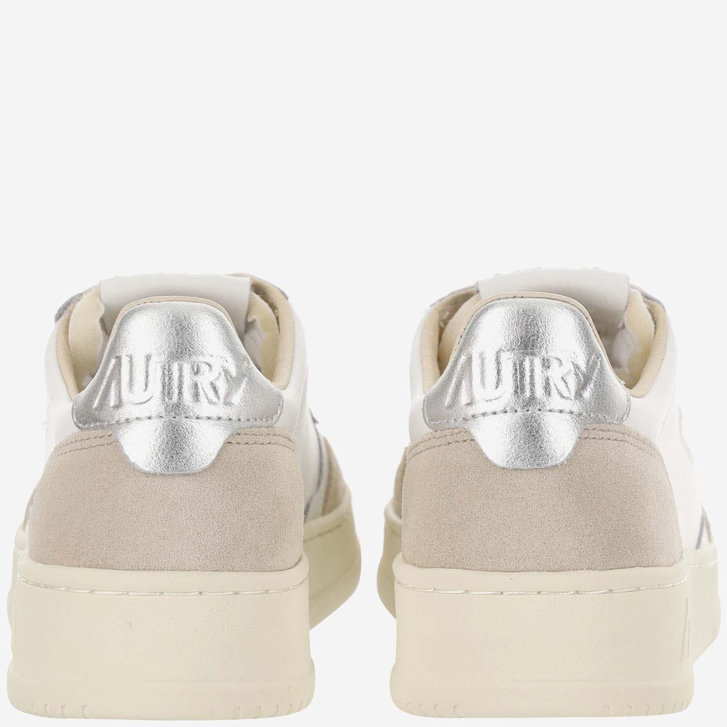 [AUTRY] Sneakers FW26 AULWLS74LEATSUEDEWHTSILVER