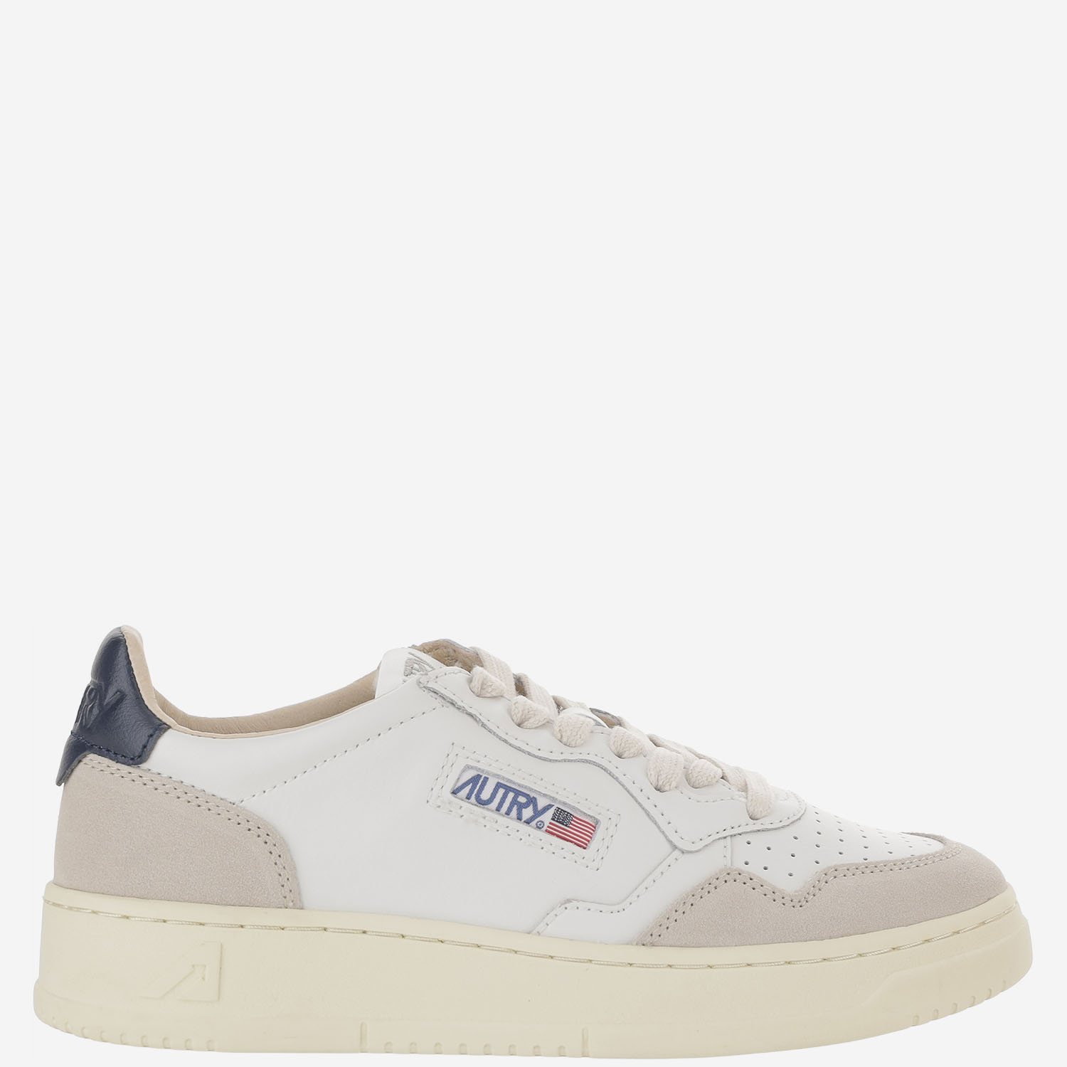 [AUTRY] Sneakers FW26 AULMLS28LEATSUEDEWHTBLUE