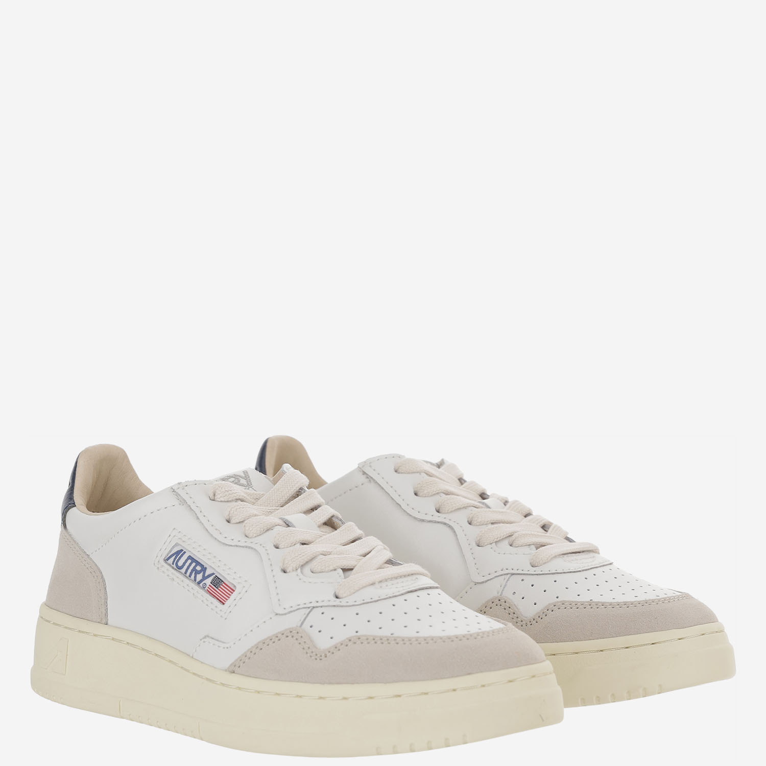 [AUTRY] Sneakers FW26 AULMLS28LEATSUEDEWHTBLUE