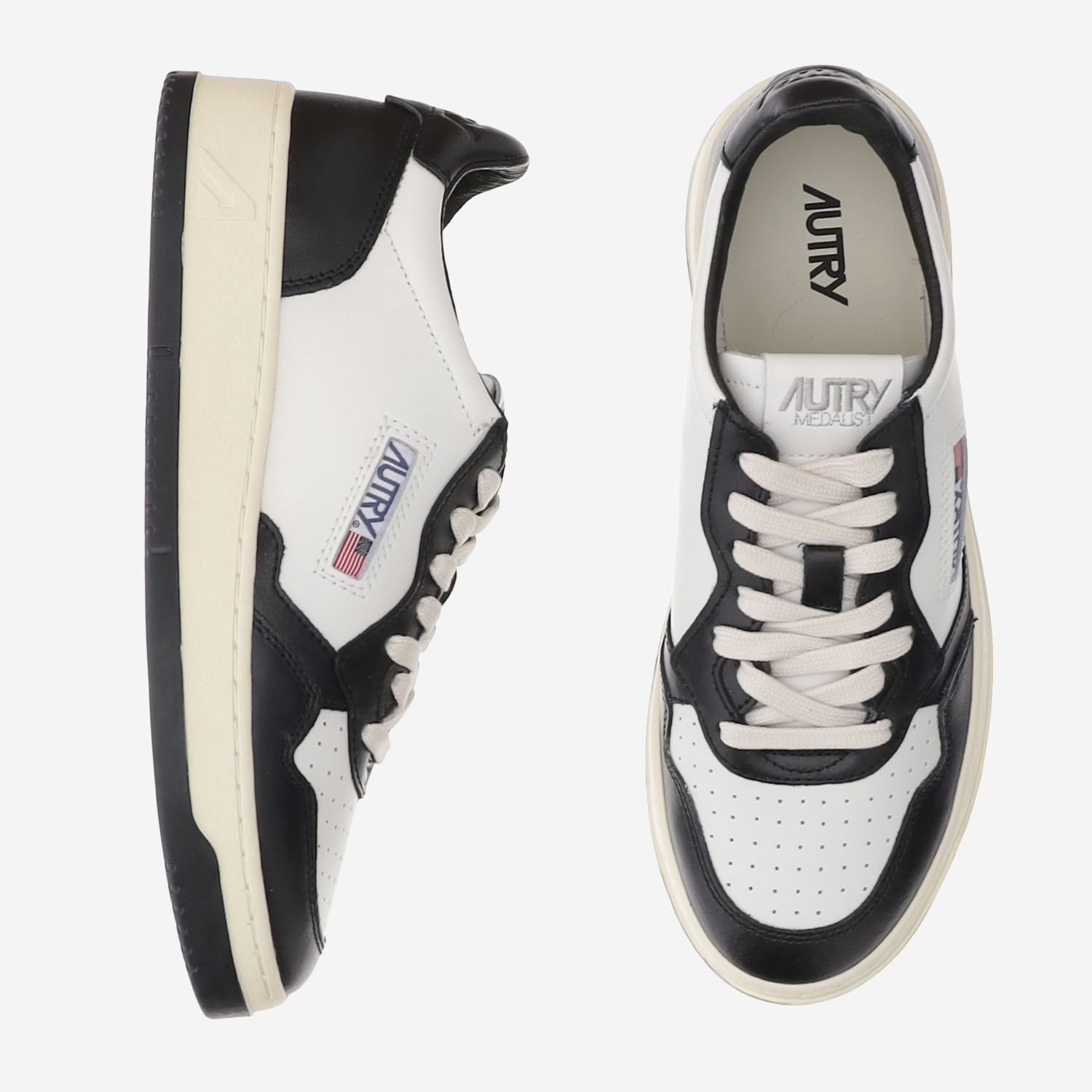 [AUTRY] Sneakers FW26 AULMWB01LEATLEATWHTBLK