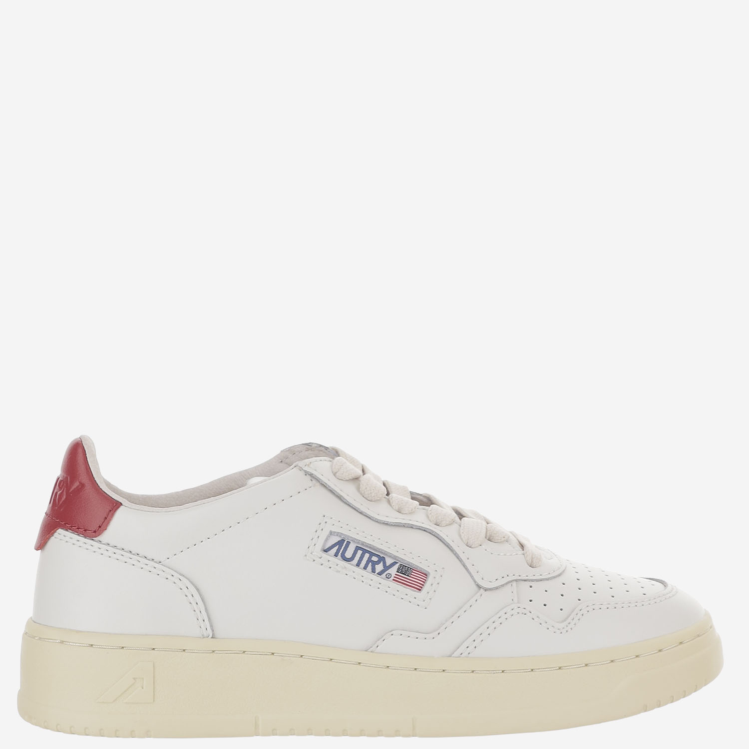 [AUTRY] Sneakers FW26 AULWLL33LEATLEATWHTDEEPCLARET