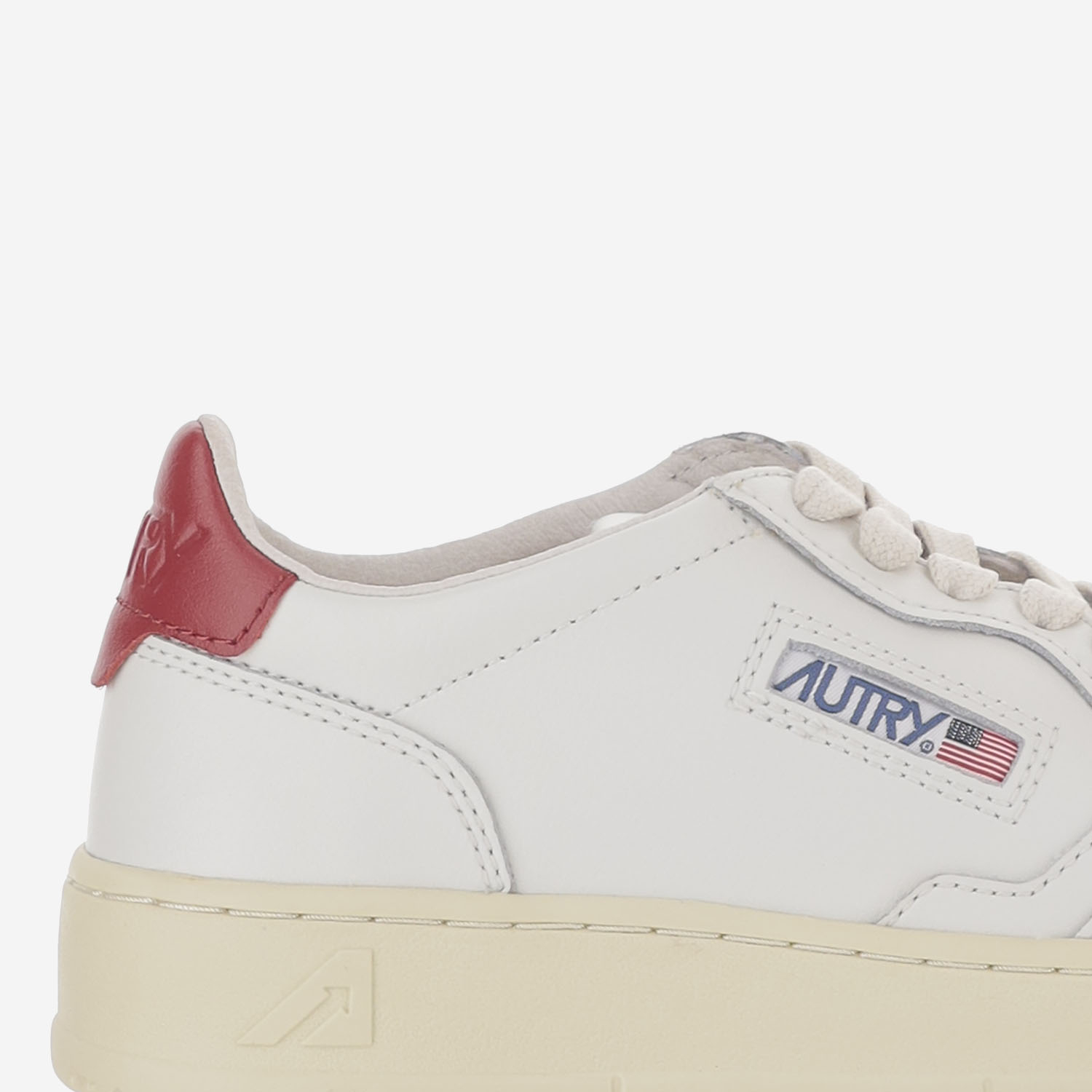[AUTRY] Sneakers FW26 AULWLL33LEATLEATWHTDEEPCLARET