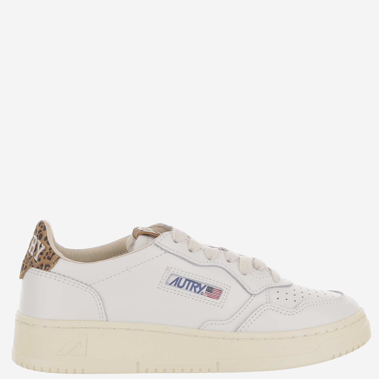 [AUTRY] Sneakers FW26 AULWHJ02LEASUECOLLEGWHTLEOPRINT