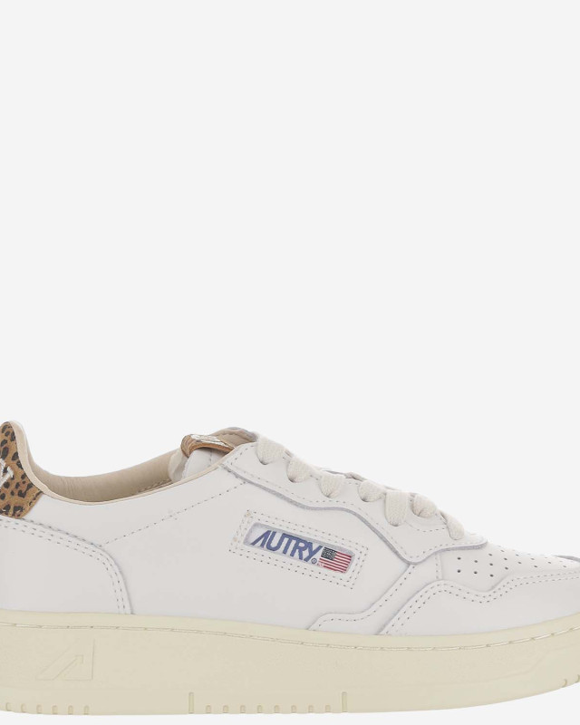 [AUTRY] Sneakers FW26 AULWHJ02LEASUECOLLEGWHTLEOPRINT