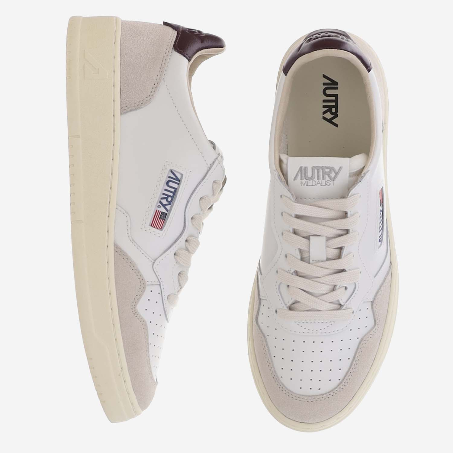 [AUTRY] Sneakers FW26 AULMLS18LEATSUEDEWHTFIG