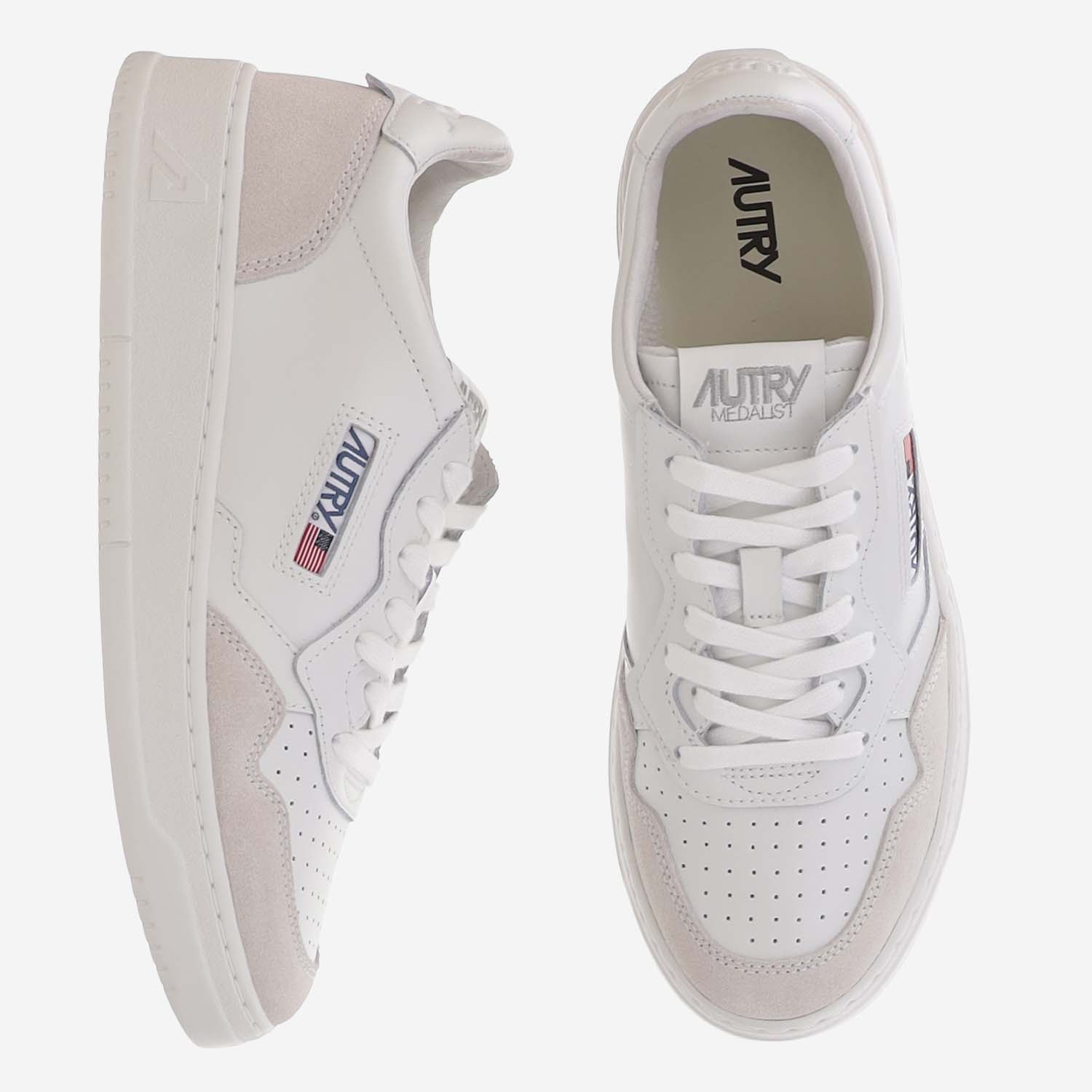 [AUTRY] Sneakers FW26 AULMLS30LEATSUEDETOTALWHT