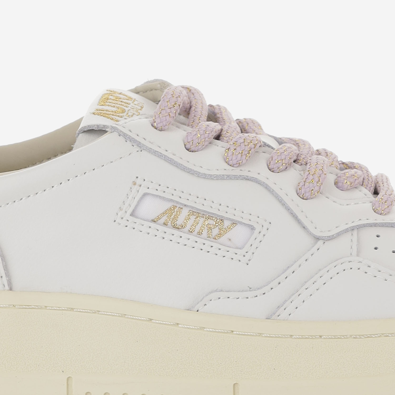 [AUTRY] Sneakers FW26 AULWSW04LEATSWOLL WHTTAIORCH