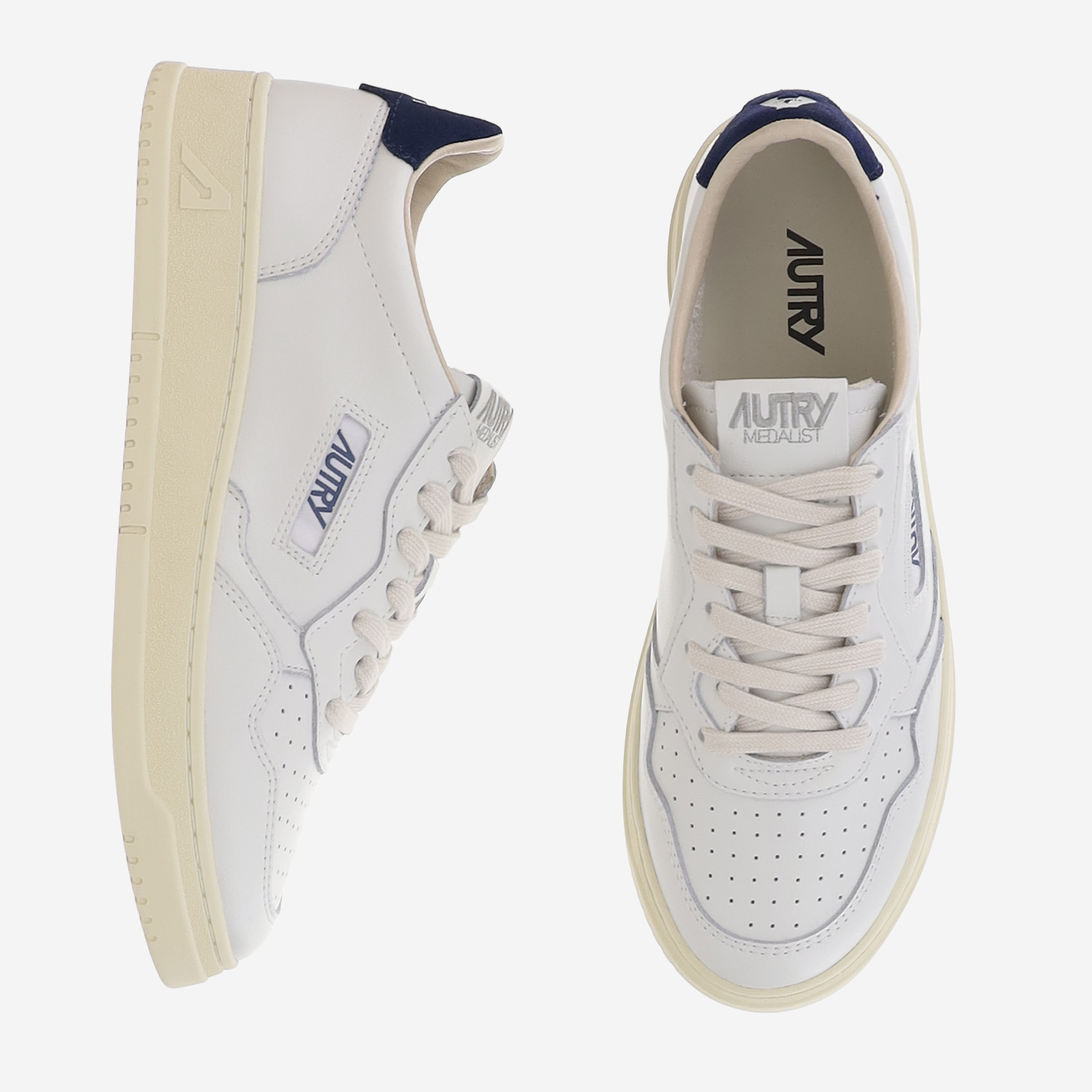 [AUTRY] Sneakers FW26 AULMBJ03LEASUELOGOWHTBLUEDEP