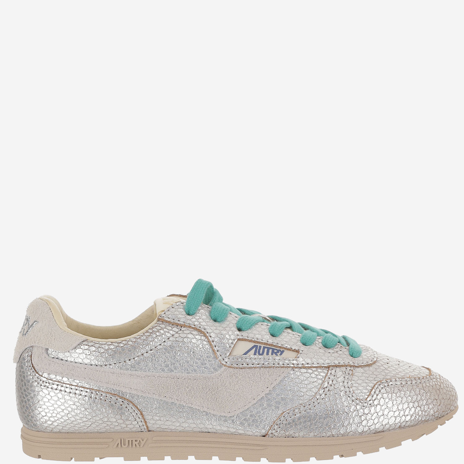 [AUTRY] Sneakers FW26 WSLWXA01LEAVIPRINTSILVERWHT