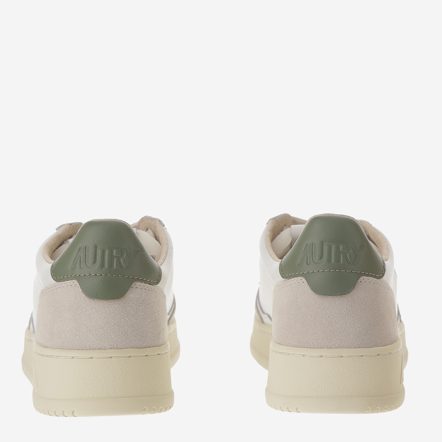 [AUTRY] Sneakers FW26 AULMLS17LEATSUEDEWHTBRONZEGRN