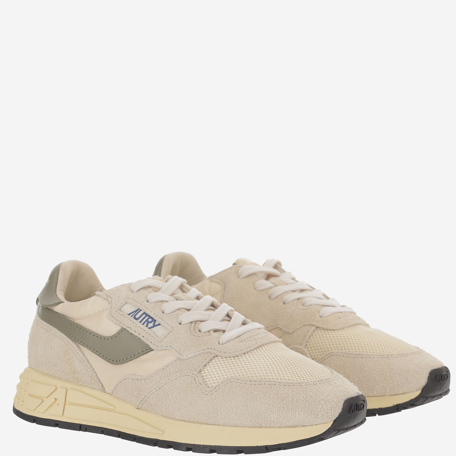 [AUTRY] Sneakers FW26 WWLMUT62SUEDENETECRUCOVGRN
