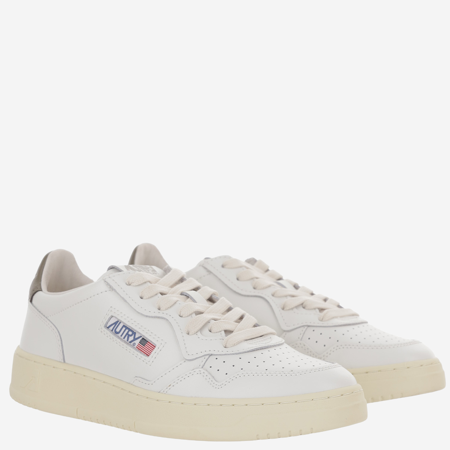 [AUTRY] Sneakers FW26 AULMLL28LEATLEATWHTCHOCO