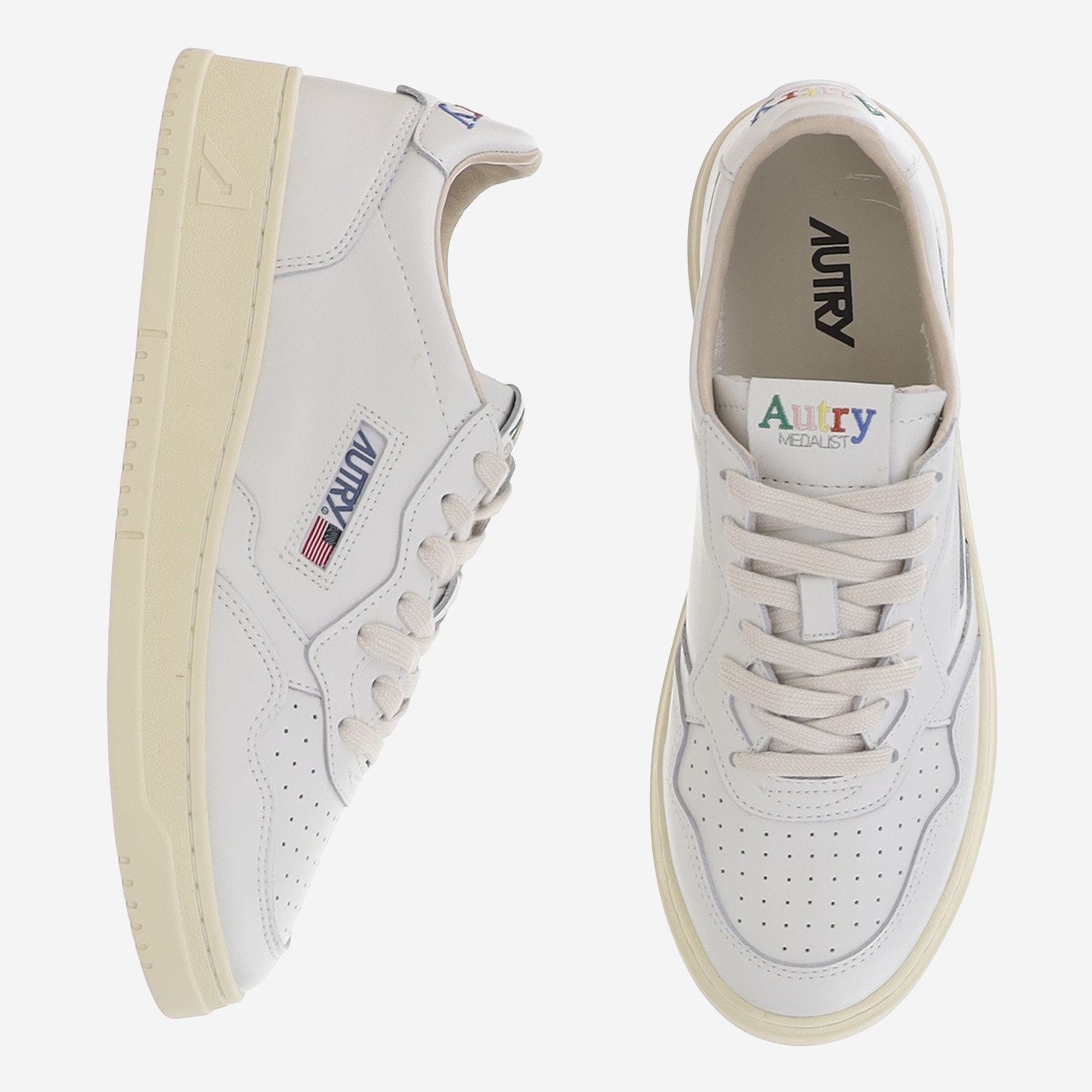 [AUTRY] Sneakers FW26 AULMBG01LEALOGOWHT