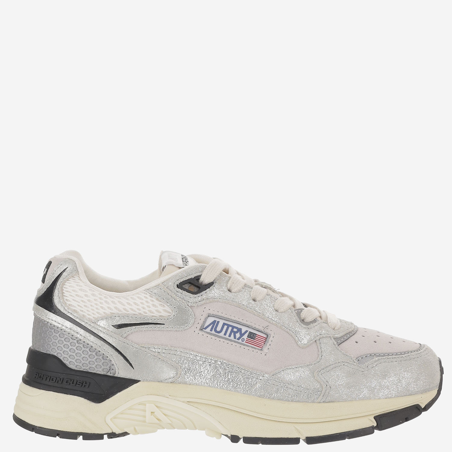 [AUTRY] Sneakers FW26 HYLWBF01LAMSUEMESHSILVWHT