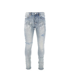 [Purple Brand] Trousers FW26 P001-LIA.LT INDIGO PAINT BLOWOUT-LT INDIGO PAINT BLOWOUT