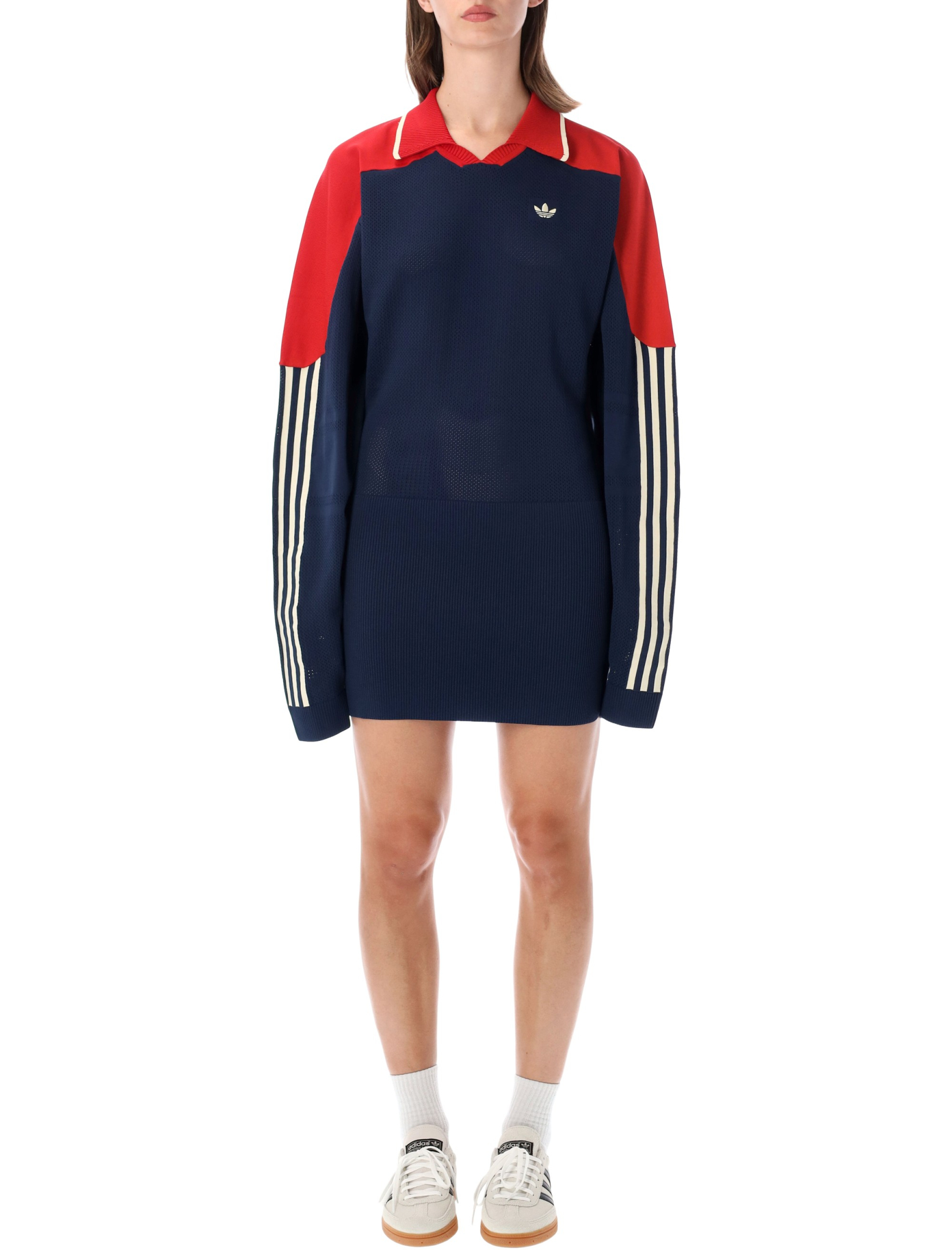 [ADIDAS ORIGINALS] Long sleeve dress FW26 KR9599NIN DIG/WA