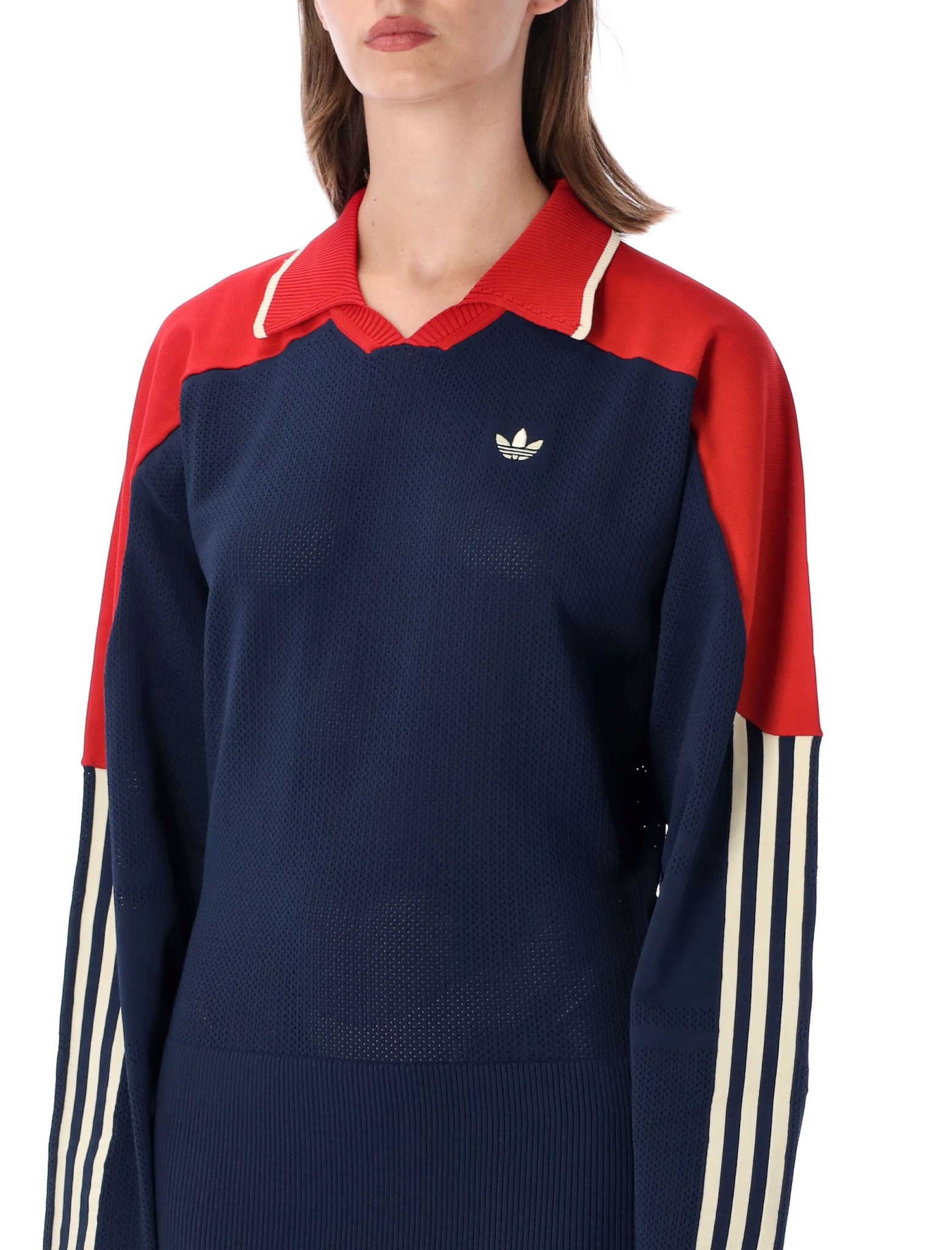 [ADIDAS ORIGINALS] Long sleeve dress FW26 KR9599NIN DIG/WA