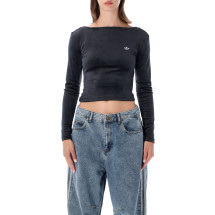 [ADIDAS ORIGINALS] T-shirts Long Sleeve FW26 KQ9257BLACK