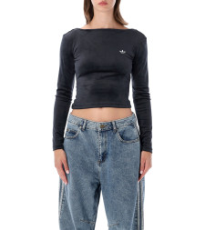 [ADIDAS ORIGINALS] T-shirts Long Sleeve FW26 KQ9257BLACK