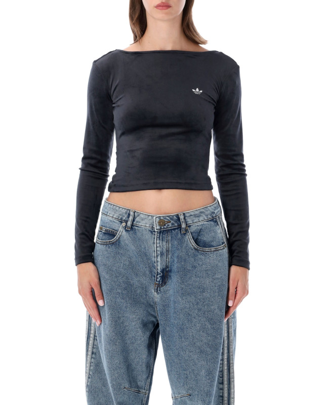 [ADIDAS ORIGINALS] T-shirts Long Sleeve FW26 KQ9257BLACK