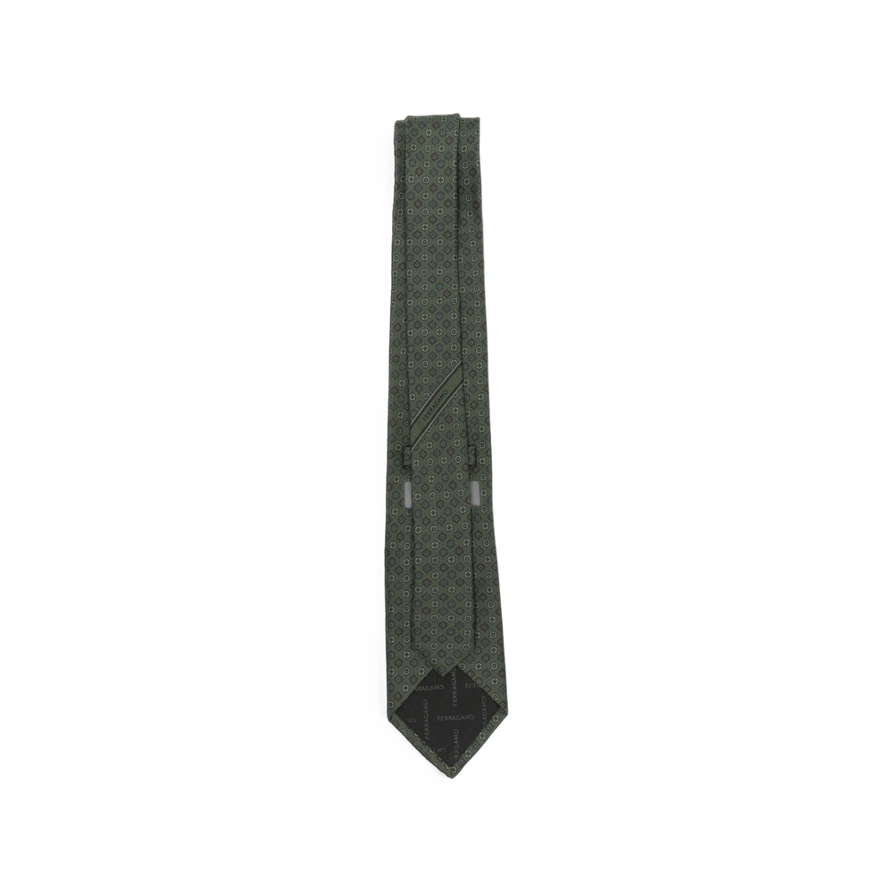 [Ferragamo] Tie FW26 351476 0797327 OLIVE