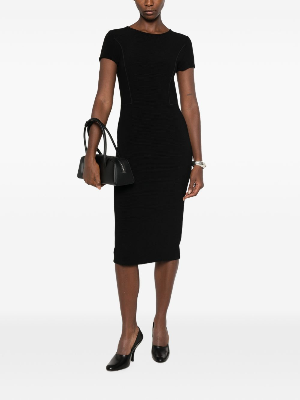 [Emporio Armani] Short sleeve dress FW26 EW004706AF25834UC001