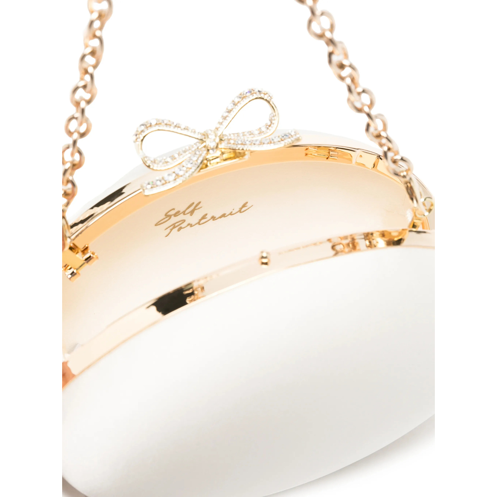 [Self-portrait] Clutch bag FW26 PF26-322B-C  CREAM