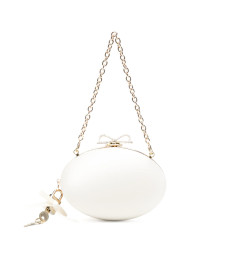 [Self-portrait] Clutch bag FW26 PF26-322B-C  CREAM