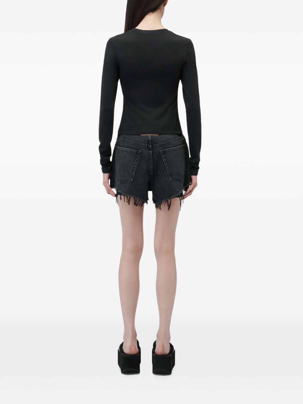 [ALEXANDER WANG] T-shirts Long Sleeve FW26 1CC4261457 001