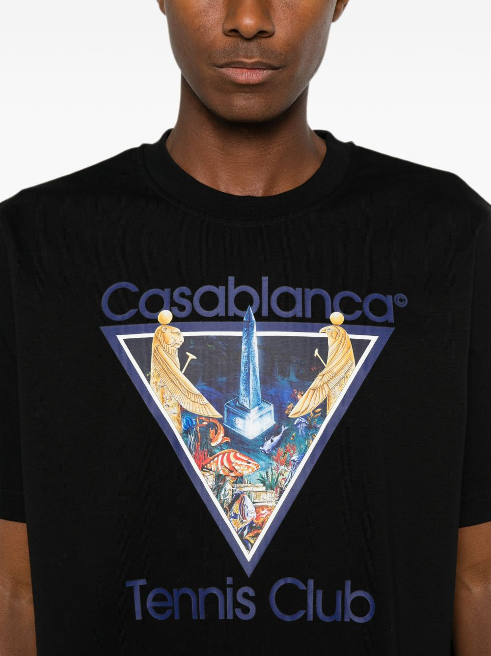 [Casablanca] T-shirts Short Sleeve FW26 MAW26JTS001 07