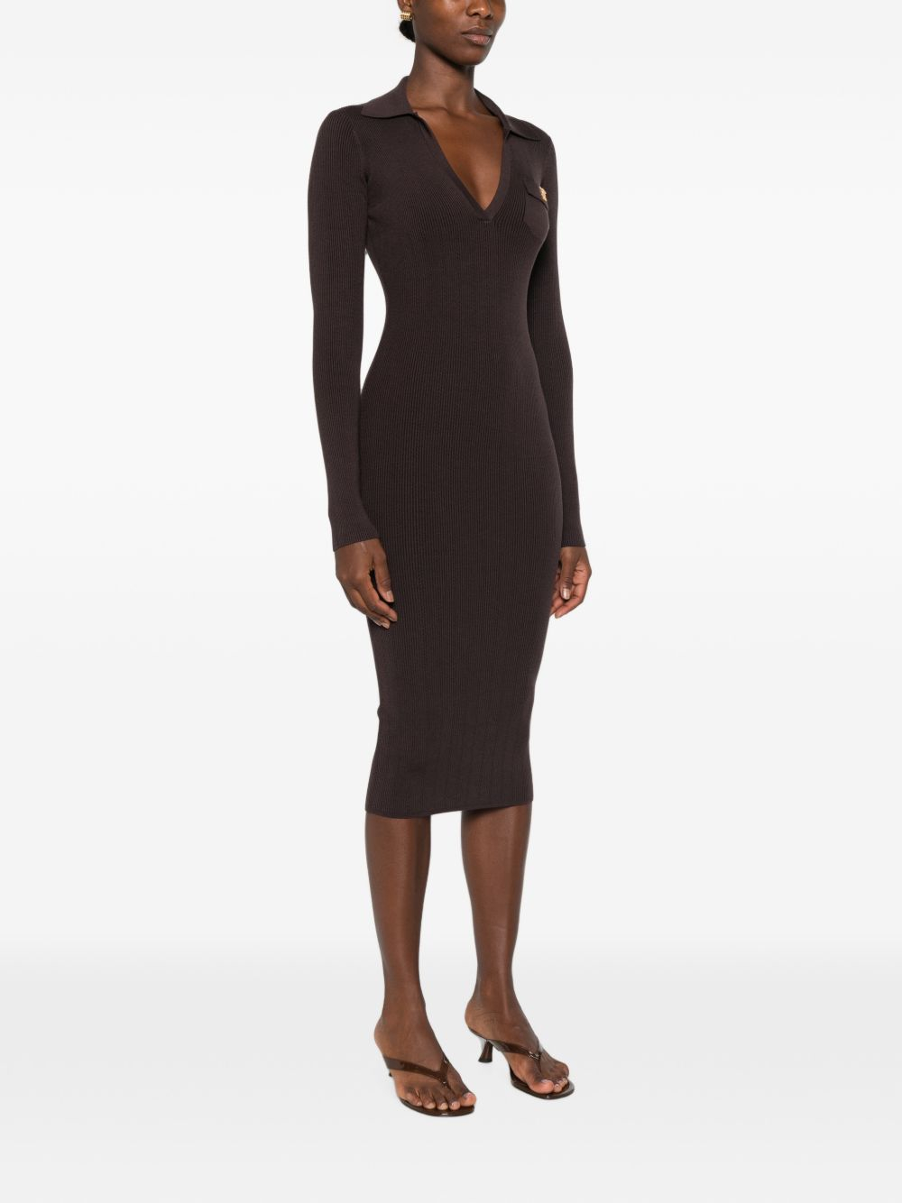 [ELISABETTA FRANCHI] Long sleeve dress FW26 AM08B66E2 EV9