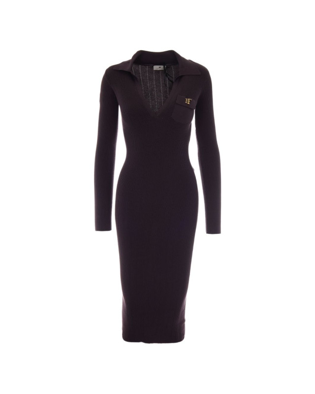 [ELISABETTA FRANCHI] Long sleeve dress FW26 AM08B66E2 EV9