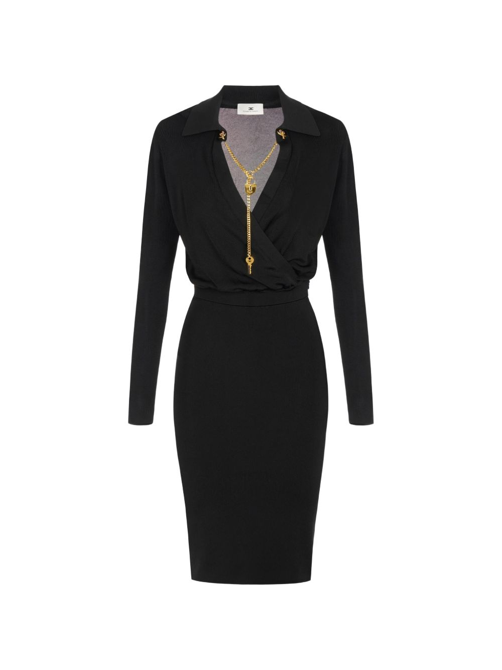 [ELISABETTA FRANCHI] Sleeveless dress FW26 AM19S66E2 110