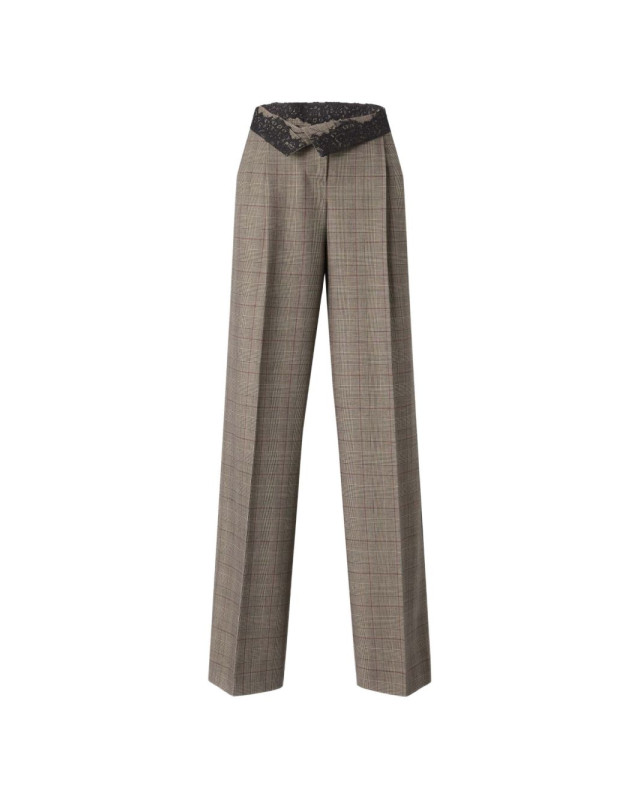 [PINKO] Trousers FW26 107476 A3FF PLUMERIA CYZ