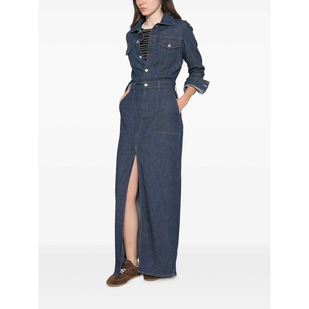 [7 FOR ALL MANKIND] Long sleeve dress FW26 7UCP0R70 UTILITY 1A9
