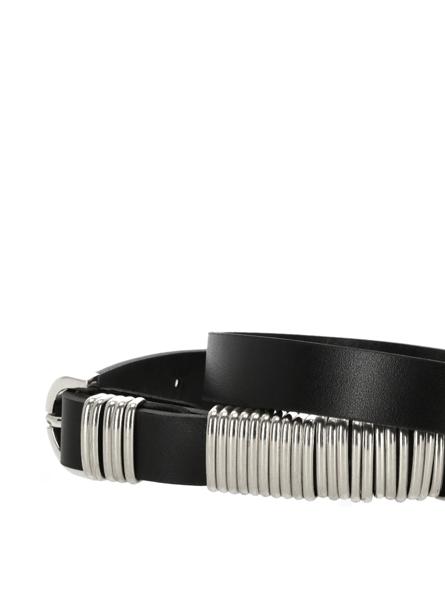 [Federica Tosi] Belt SS26 FTI24CT06NERA-ARGENTO