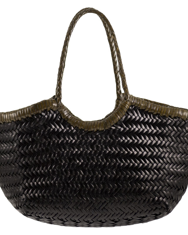 [Dragon] Tote bag CO 8829BI BLACK/KHAKI