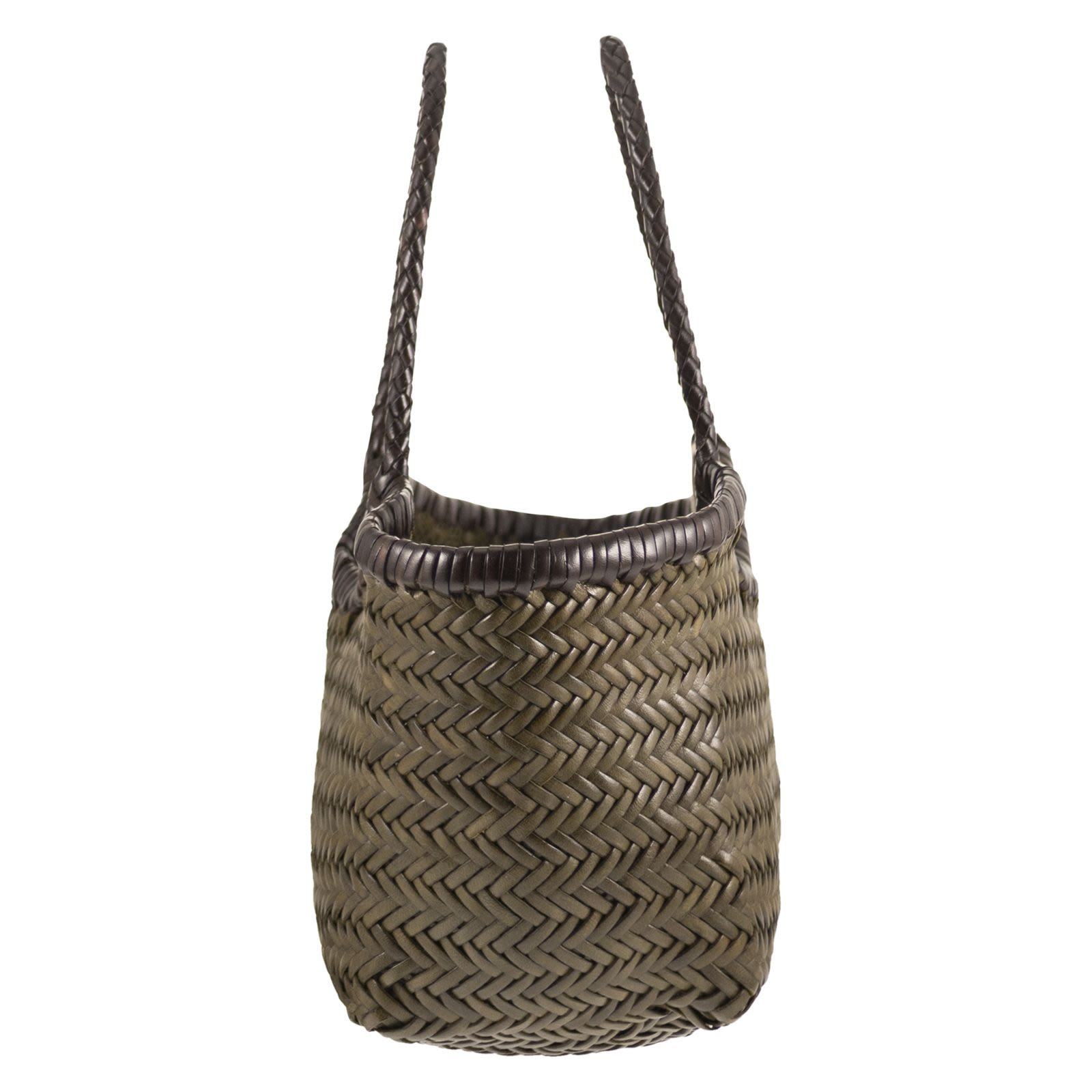 [Dragon] Tote bag CO 8829BI KHAKI/DARK BROWN