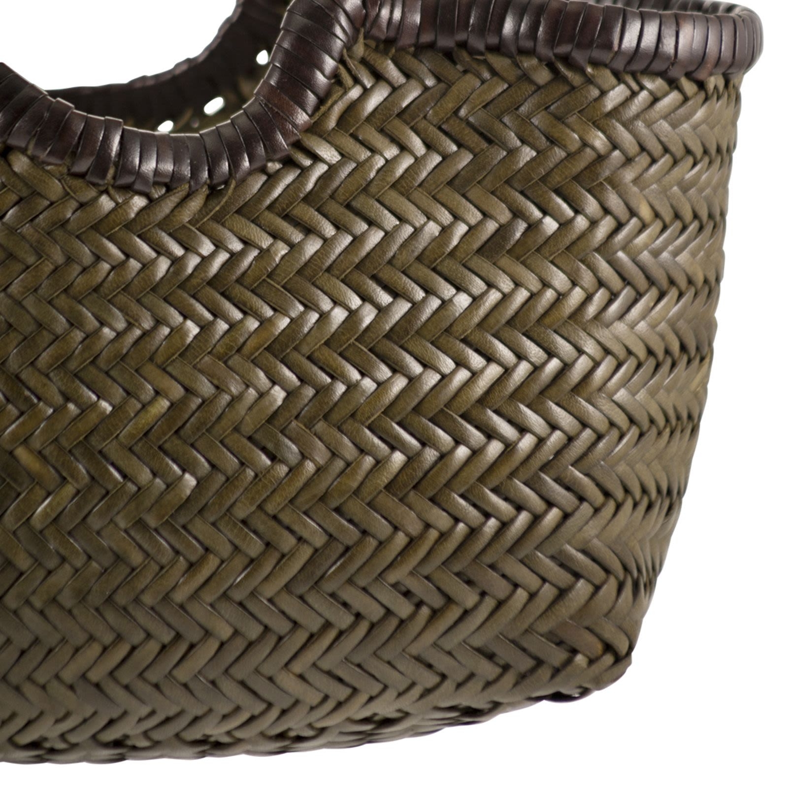 [Dragon] Tote bag CO 8829BI KHAKI/DARK BROWN