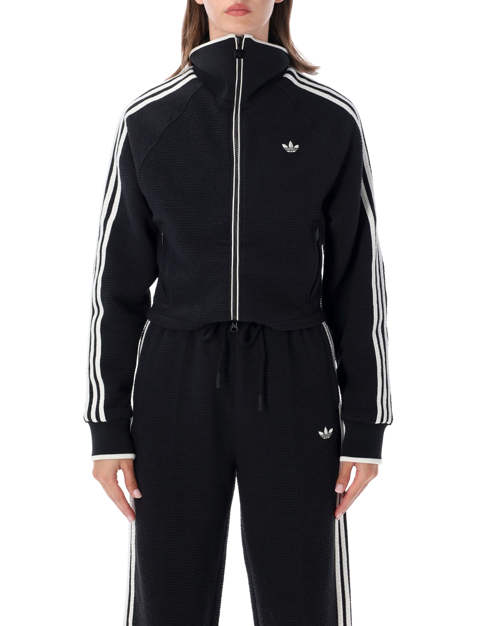 [ADIDAS ORIGINALS] Casual Jacket FW26 KQ5832BLACK/CLOW