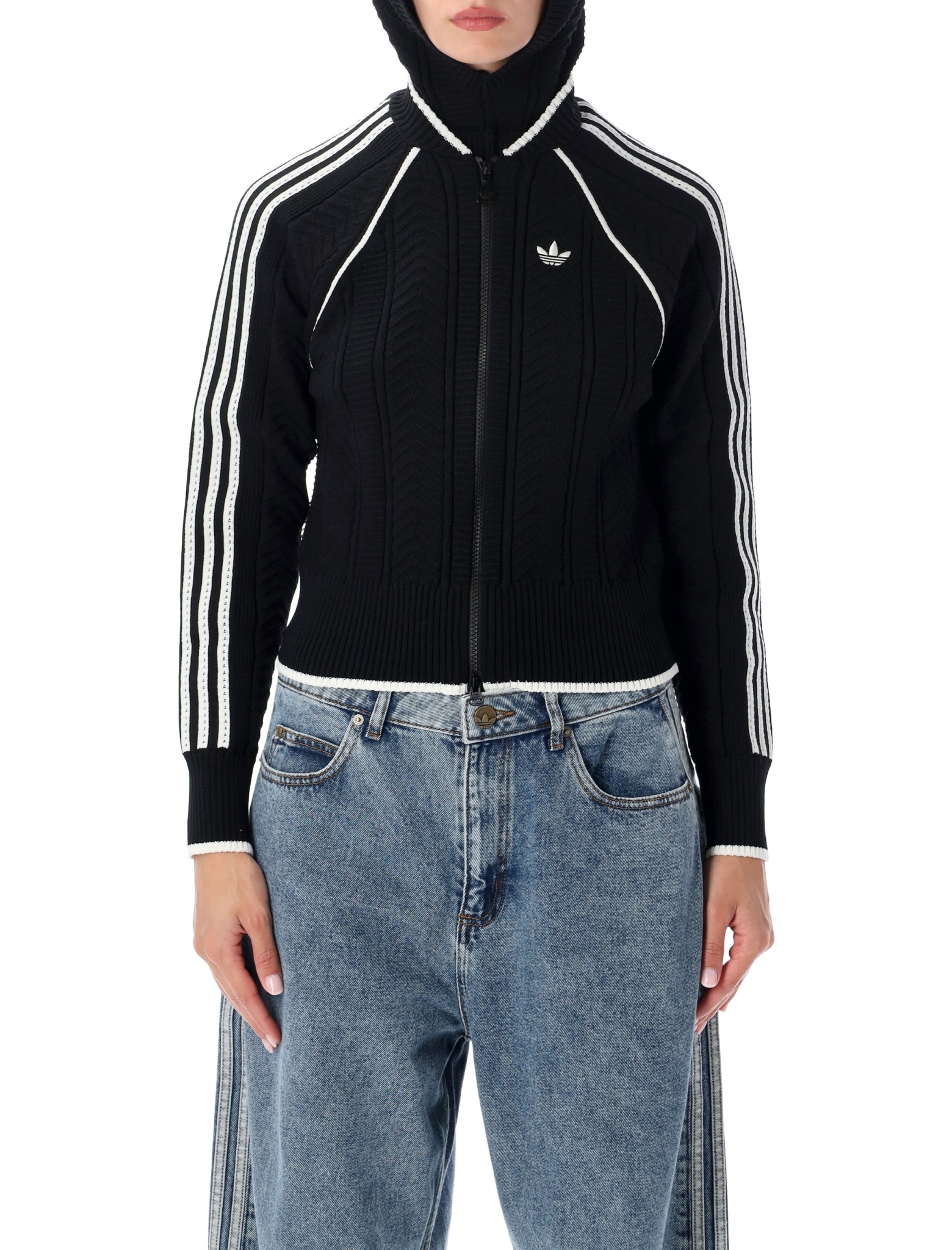 [ADIDAS ORIGINALS] Casual Jacket FW26 KR9624BLACK/CLOW