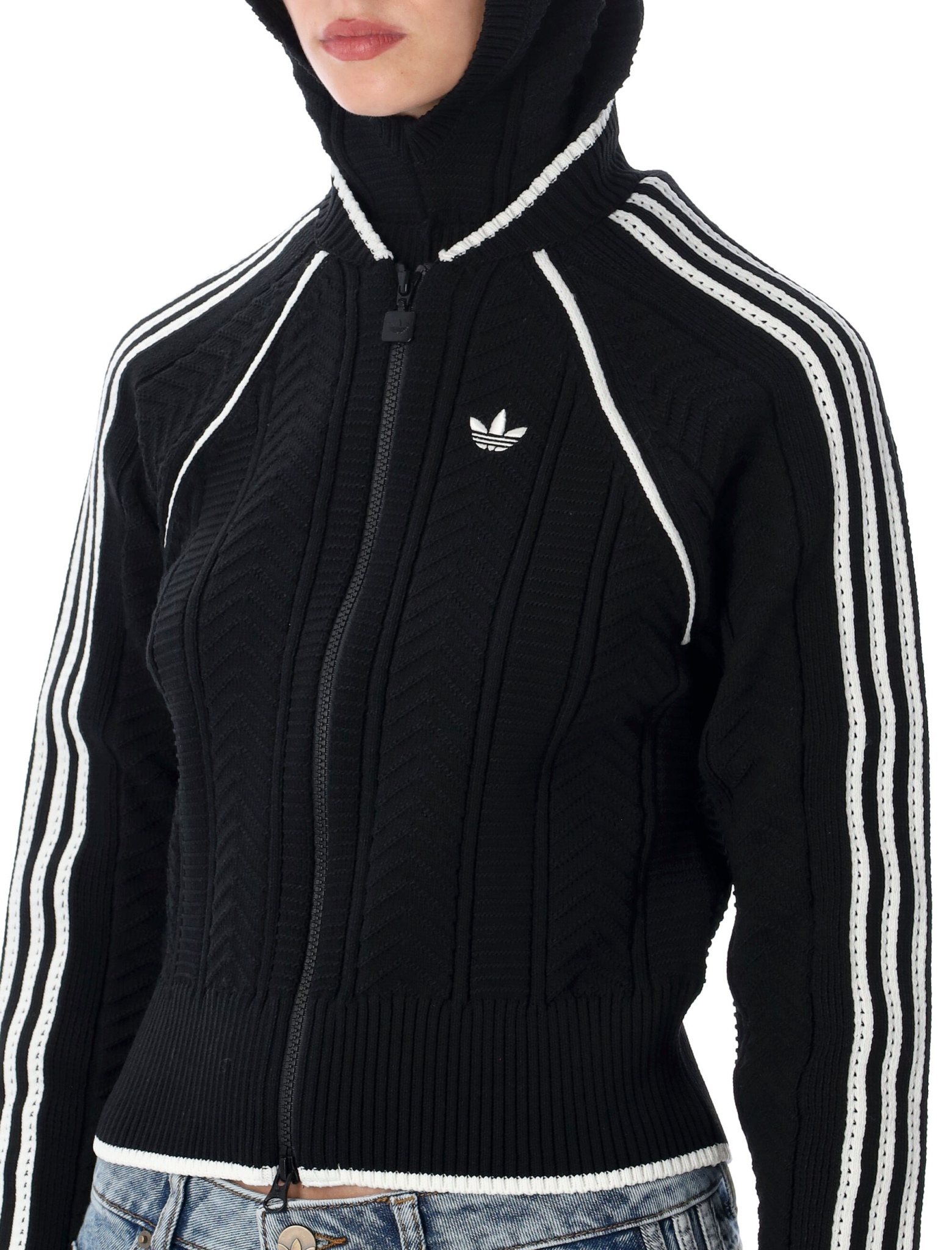 [ADIDAS ORIGINALS] Casual Jacket FW26 KR9624BLACK/CLOW